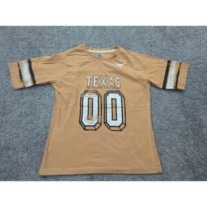 Texas Longhorns T Shirt Womens L Short Sleeve NCAA Football 00 KA Inc Orange